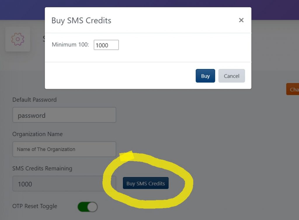 Send Credentials – Mindhosts